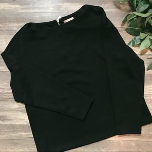 H&M black scoopneck top